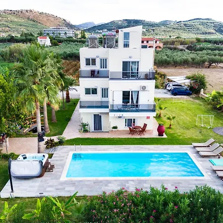 קיסאמוס Martimi Apartments - 200M From Drapanias Beach - Pool - Hot Tub - Sauna - Bbq מראה חיצוני תמונה