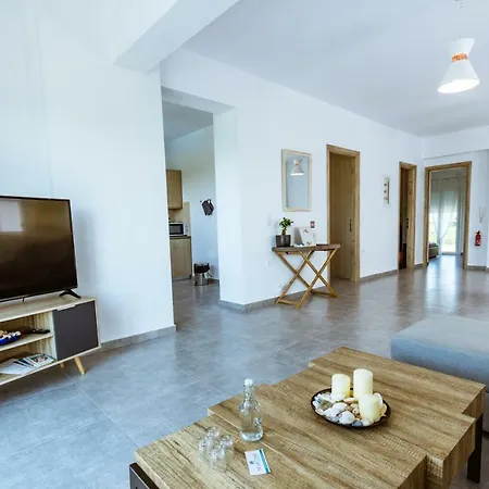 קיסאמוס Martimi Apartments - 200M From Drapanias Beach - Pool - Hot Tub - Sauna - Bbq מראה חיצוני תמונה