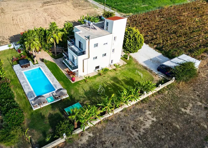 Martimi Apartments - 200M From Drapanias Beach - Pool - Hot Tub - Sauna - Bbq