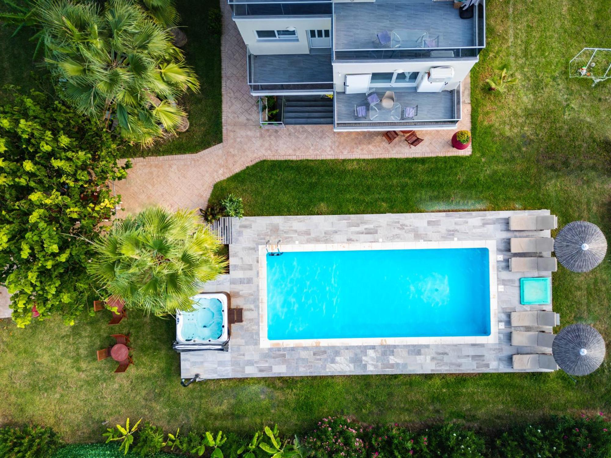 Martimi - 200m From Drapanias - Pool - Hot Tub - Sauna - Bbq דירה קיסאמוס