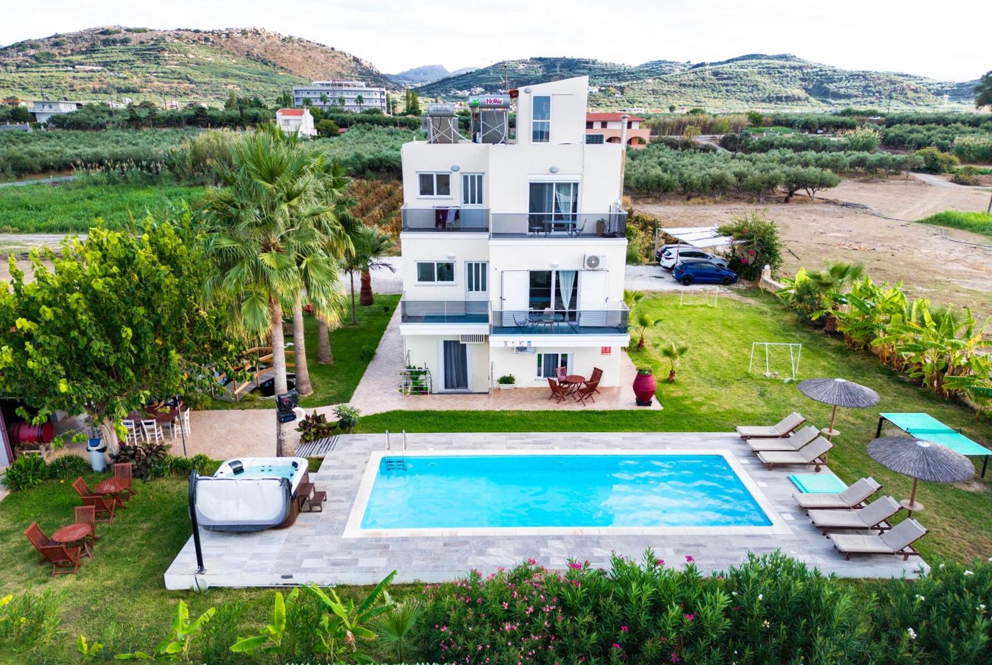 דירה Martimi - 200m From Drapanias - Pool - Hot Tub - Sauna - Bbq