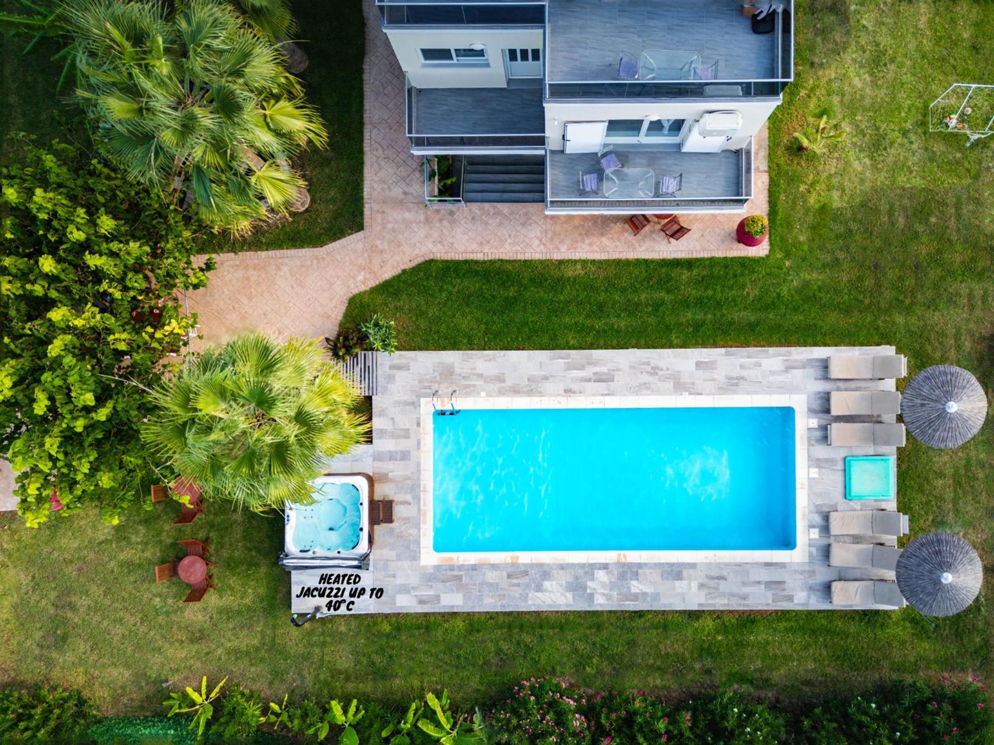Martimi - 200m From Drapanias - Pool - Hot Tub - Sauna - Bbq דירה *