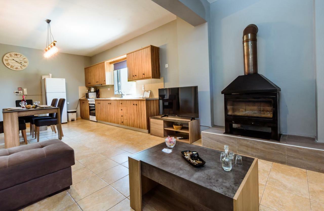 Martimi - 200m From Drapanias - Pool - Hot Tub - Sauna - Bbq דירה *