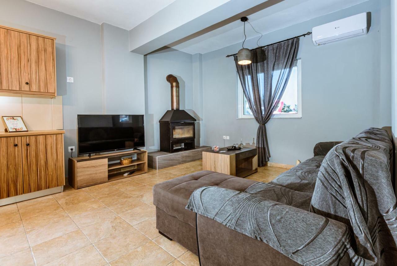 Martimi - 200m From Drapanias - Pool - Hot Tub - Sauna - Bbq קיסאמוס
